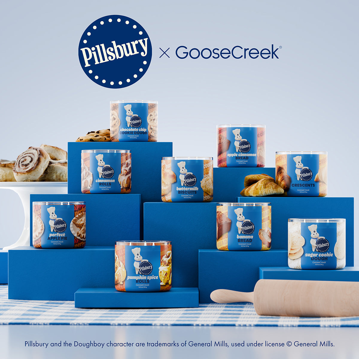 Cinnamon Rolls 3-Wick Pillsbury Candle - Image 2