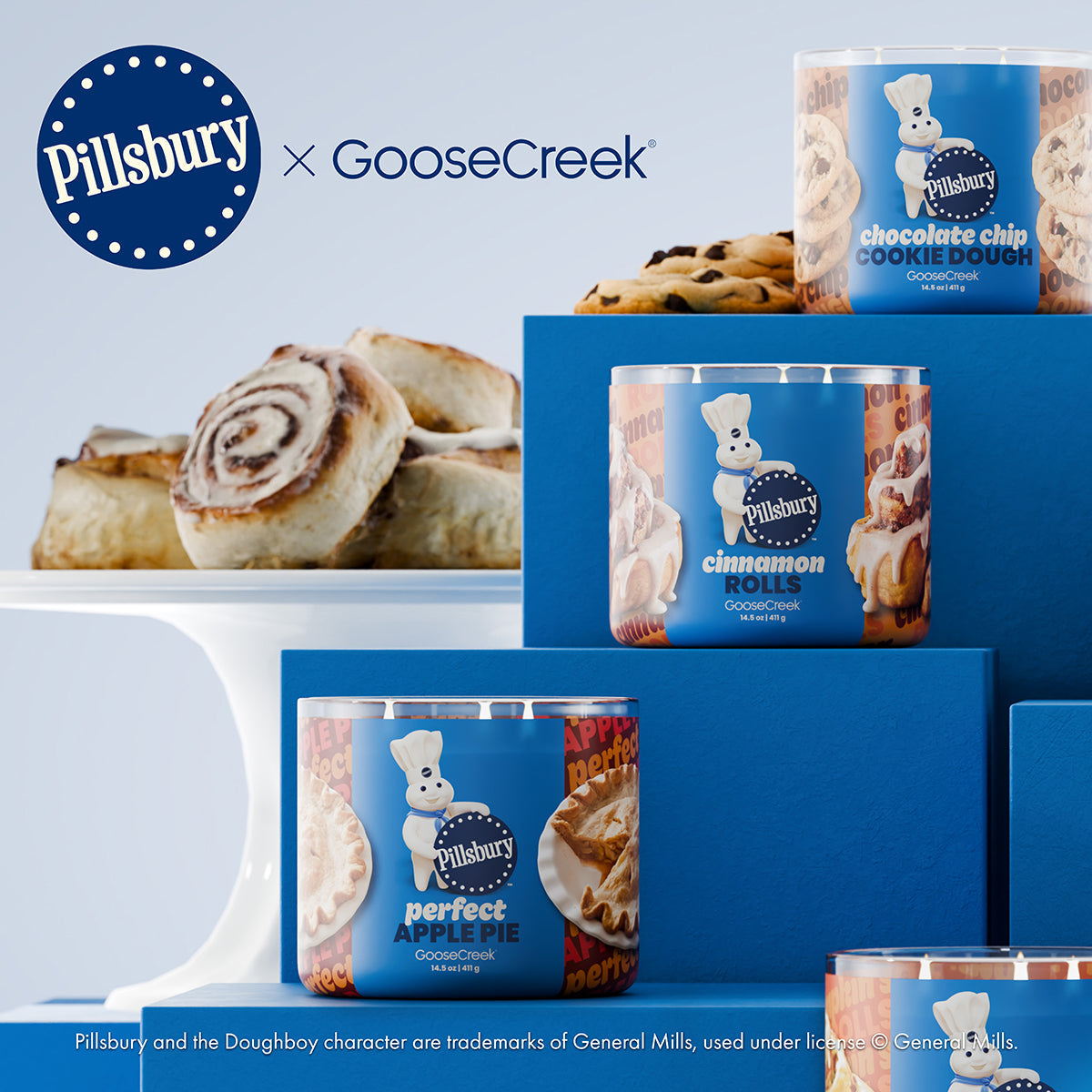 Cinnamon Rolls 3-Wick Pillsbury Candle - Image 3